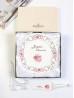 Happy Anniversary Cake Plate w/ Server (French) With Gift Box